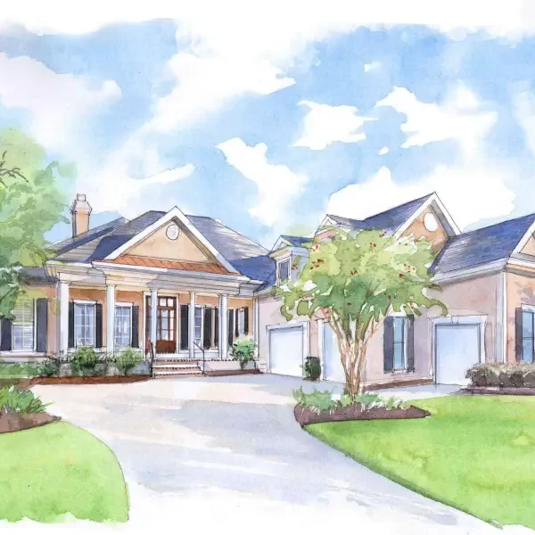 Custom Watercolor House Portraits and Building Illustrations